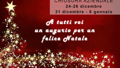 Chiusura aziendale Natale 2019